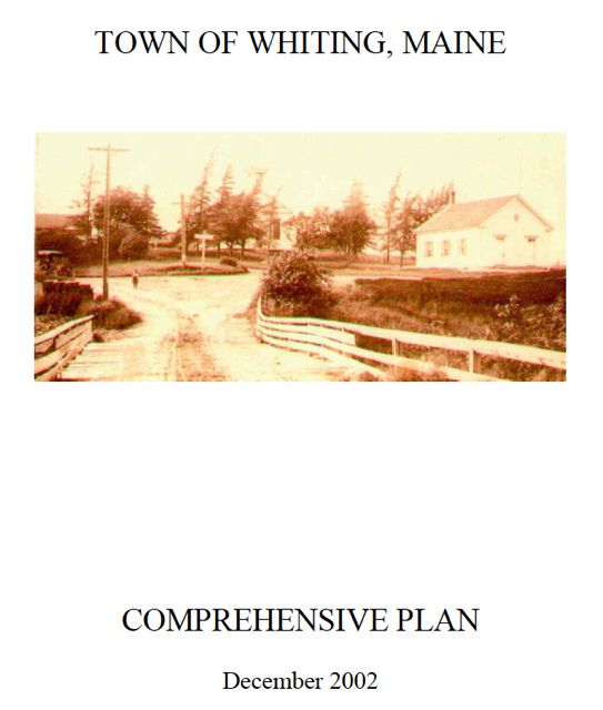 Whiting Comprehensive Plan Cover
